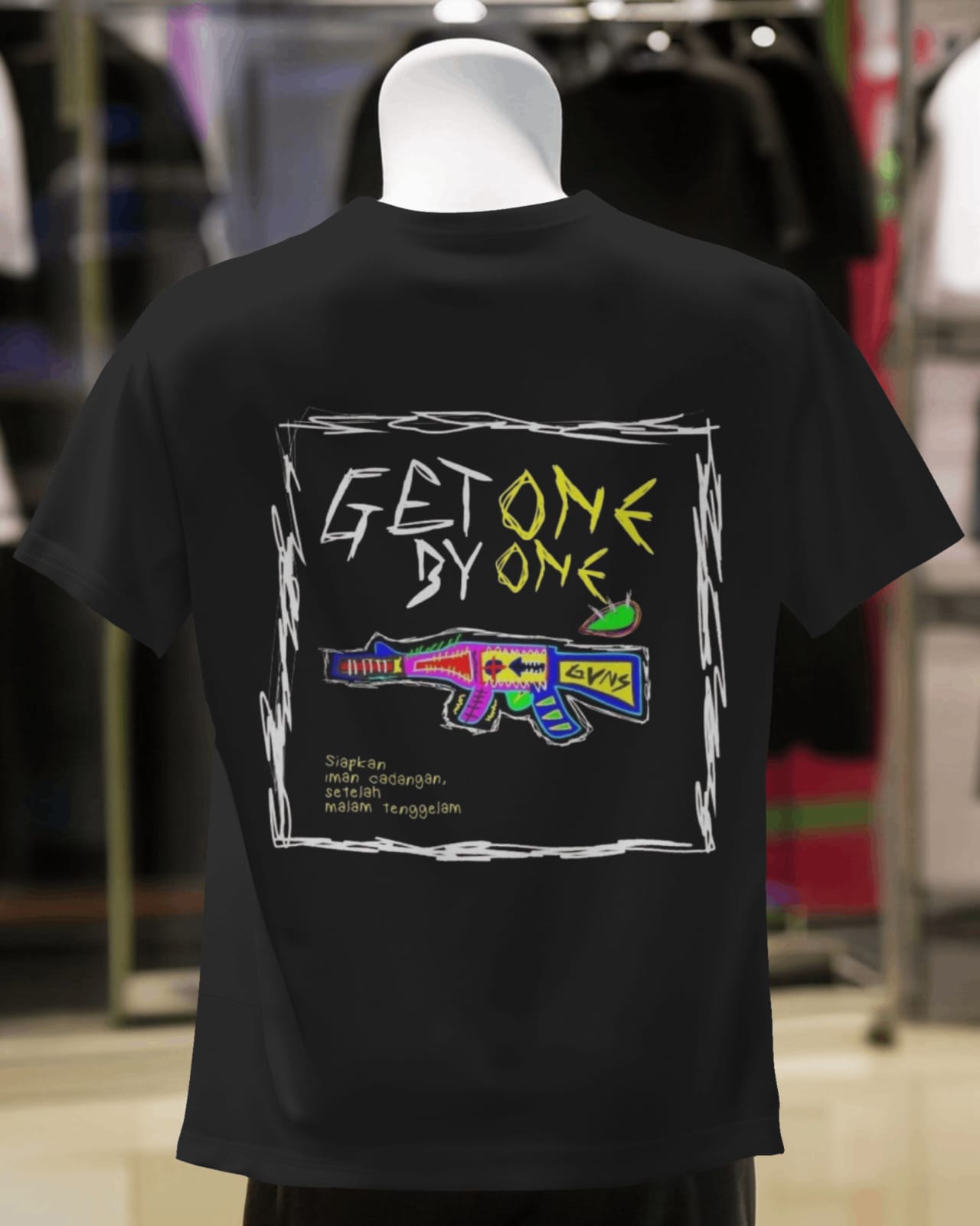 Colorful Gun Tee