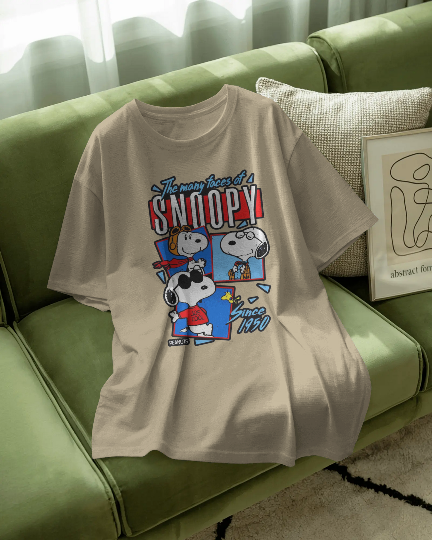Snoopy Faces Men T-Shirt