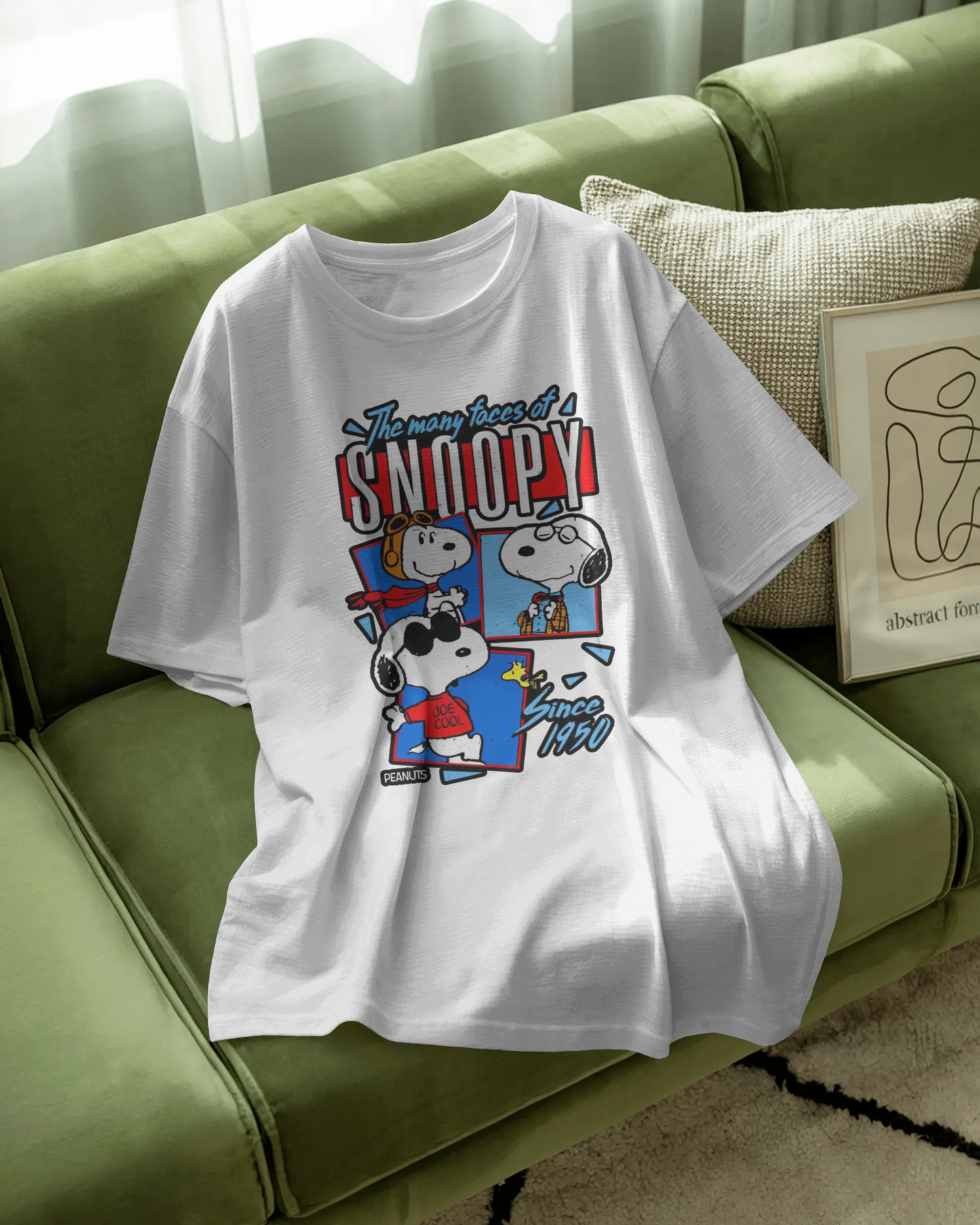 Snoopy Faces Men T-Shirt