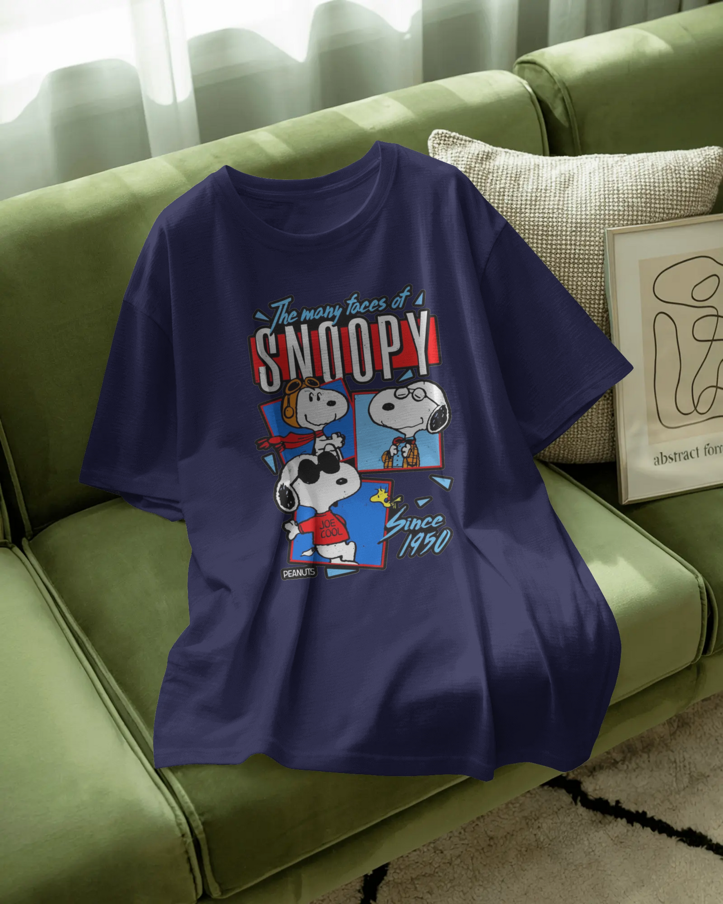 Snoopy Faces Men T-Shirt