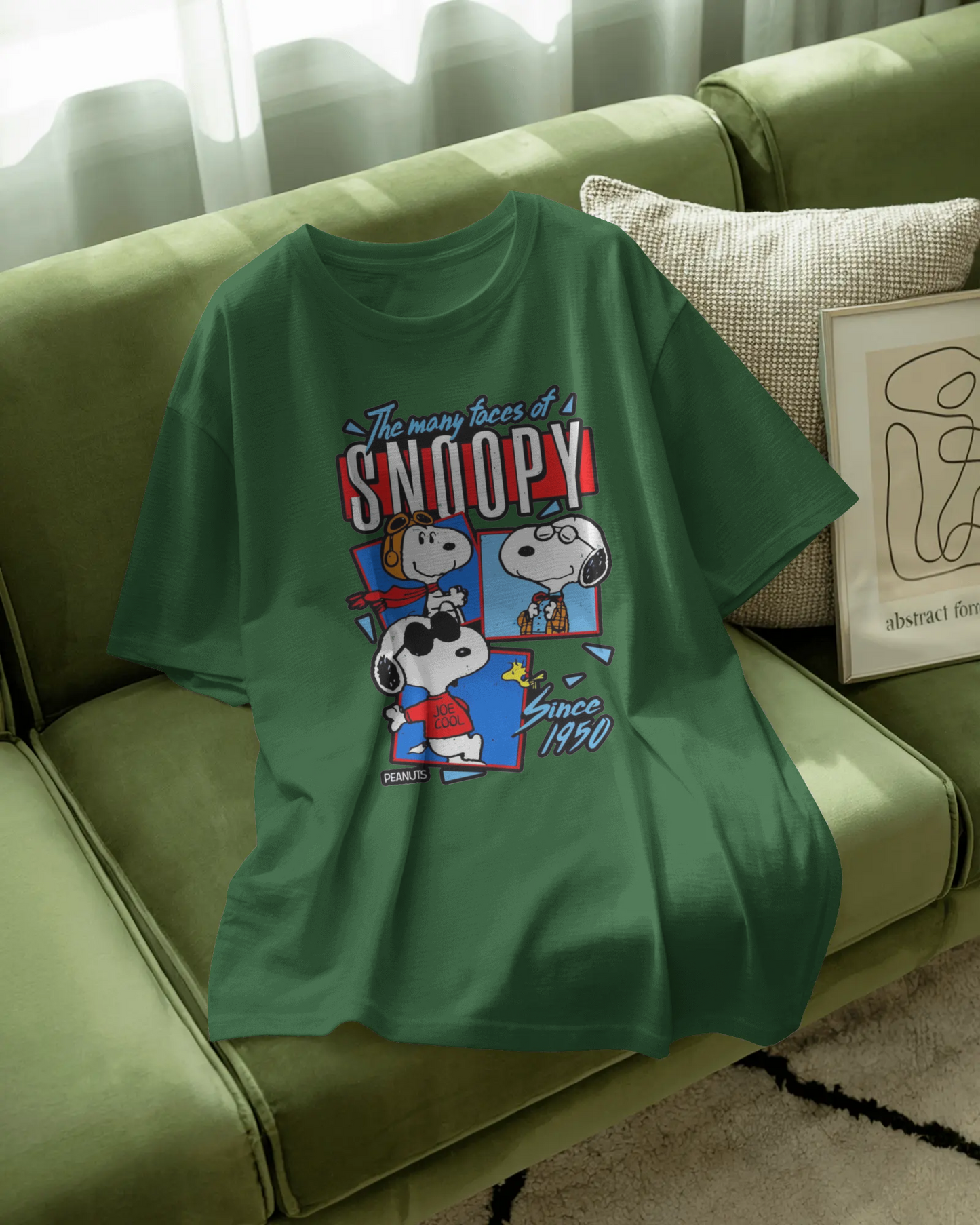 Snoopy Faces Men T-Shirt