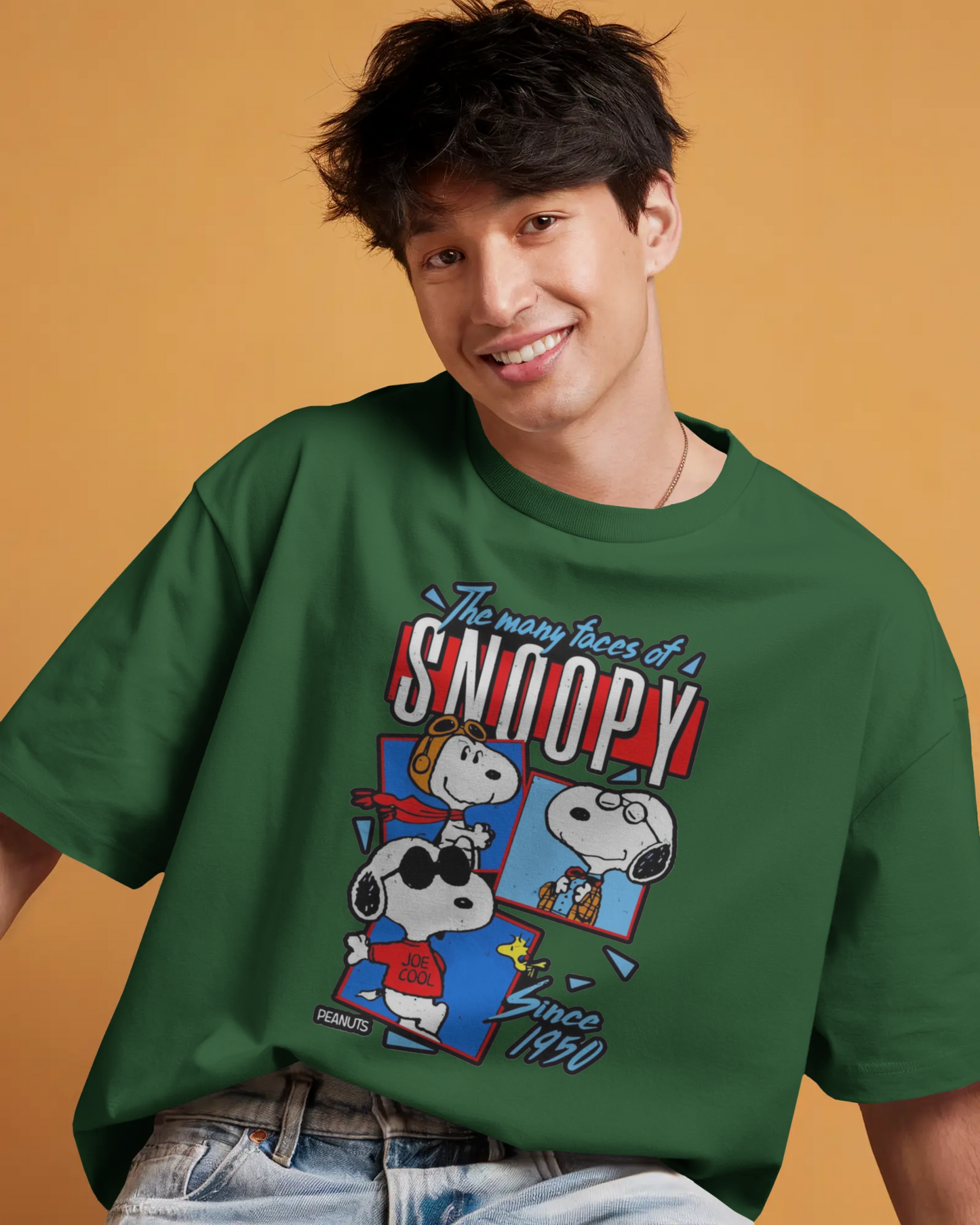 Snoopy Faces Men T-Shirt