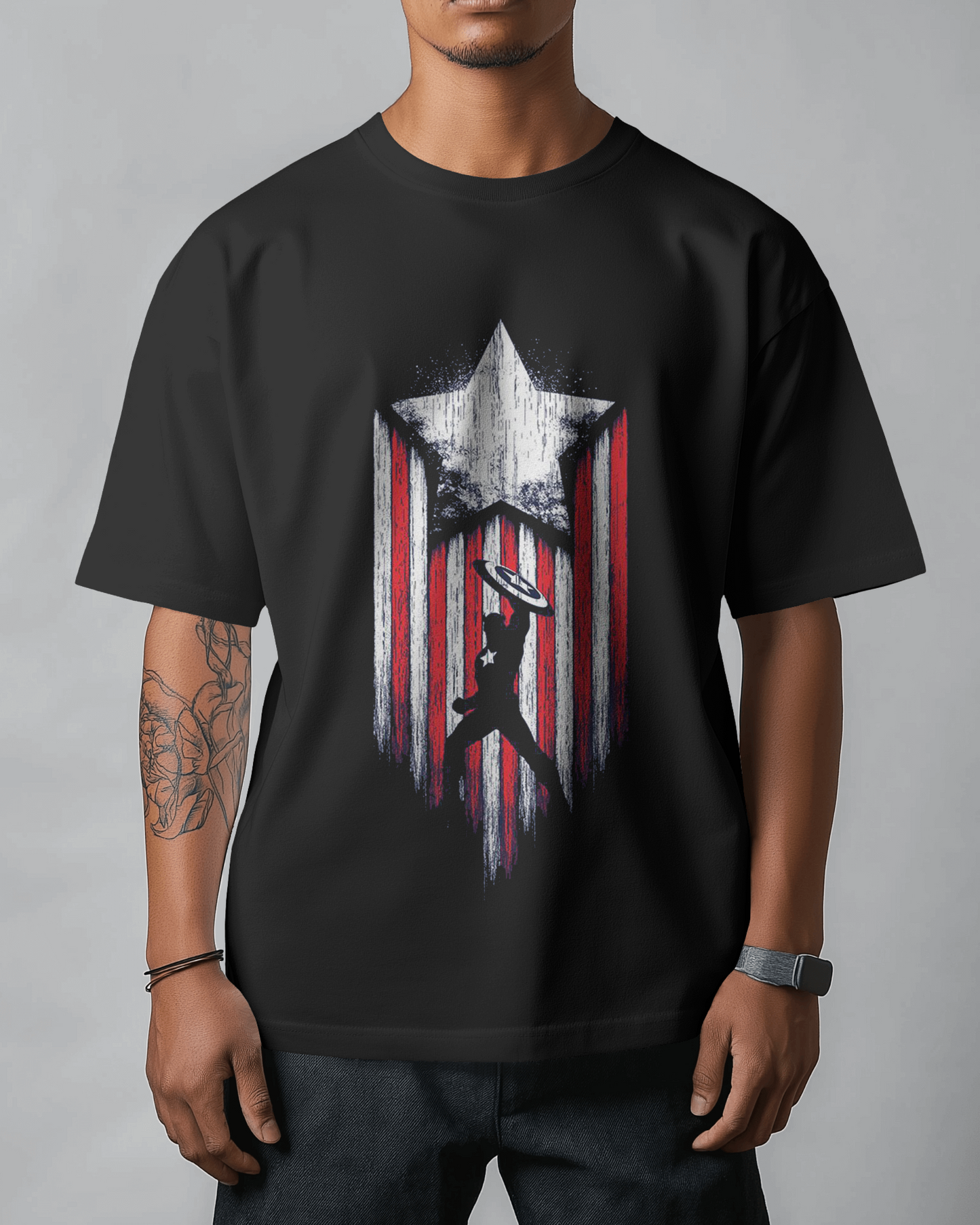 Captain America Men T-Shirt