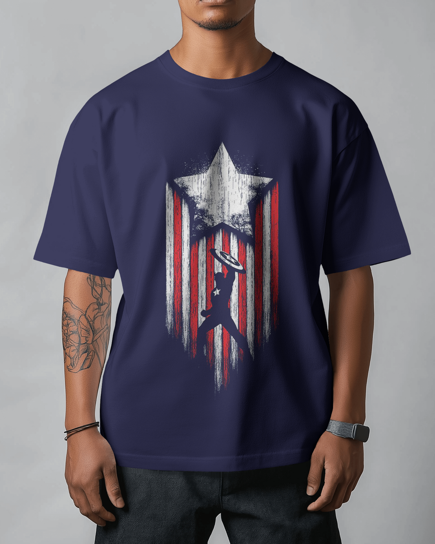 Captain America Men T-Shirt