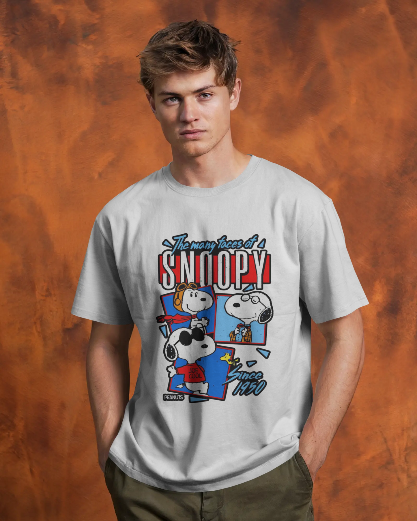 Snoopy Faces Men T-Shirt