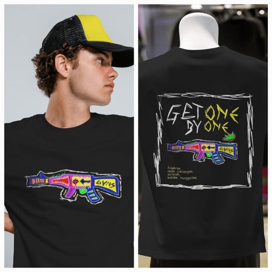 Colorful Gun Tee