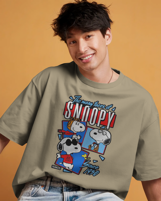 Snoopy Faces Men T-Shirt