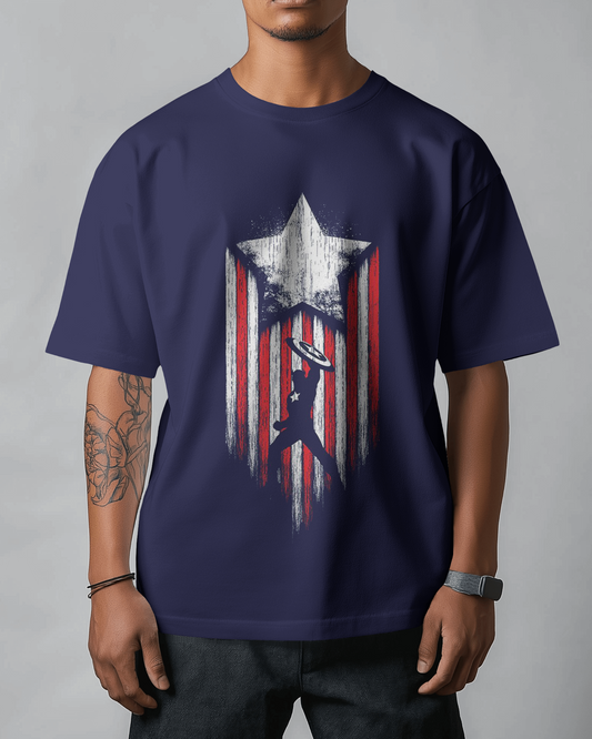 Captain America Men T-Shirt