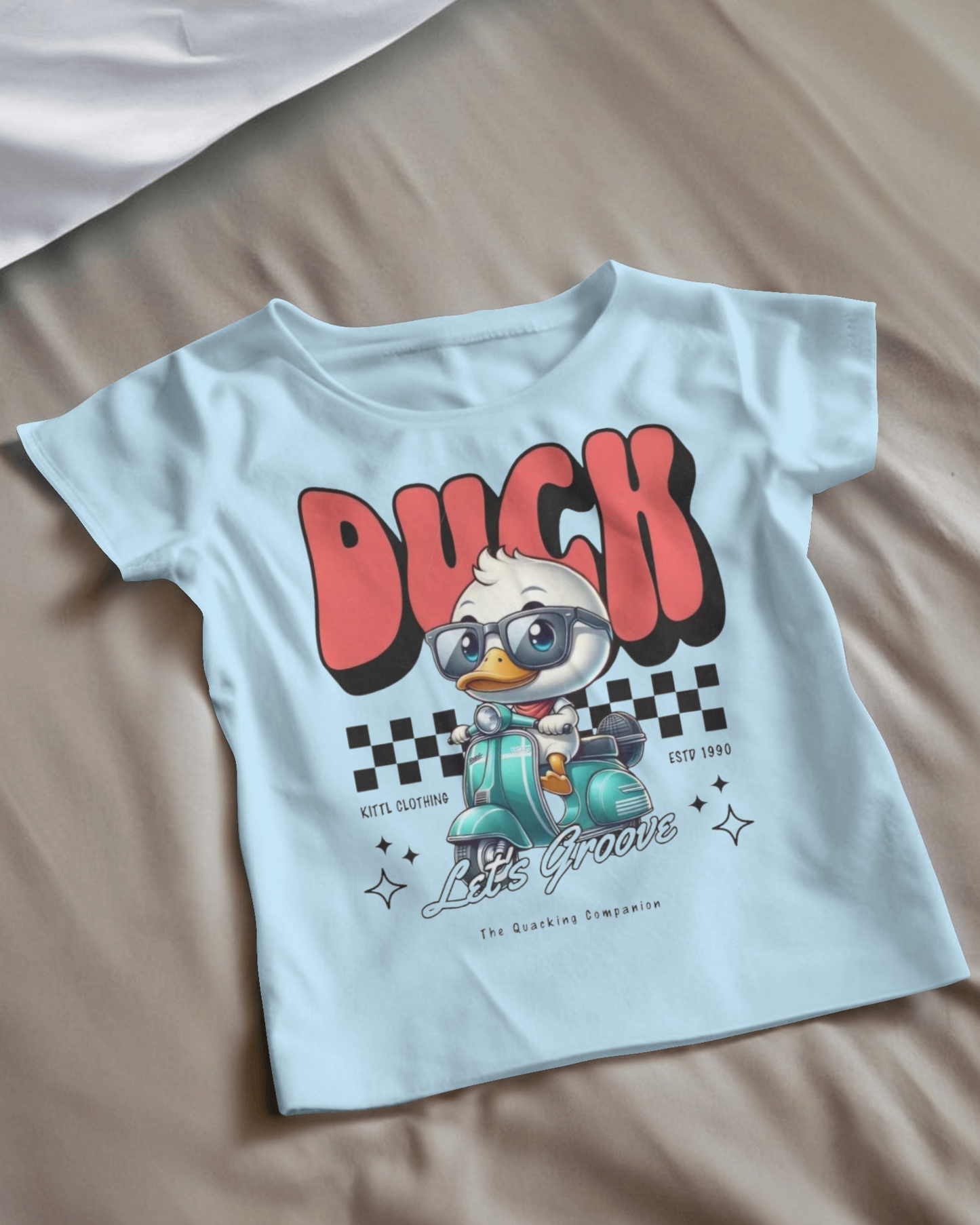 Scooter Duck Kids T- Shirt