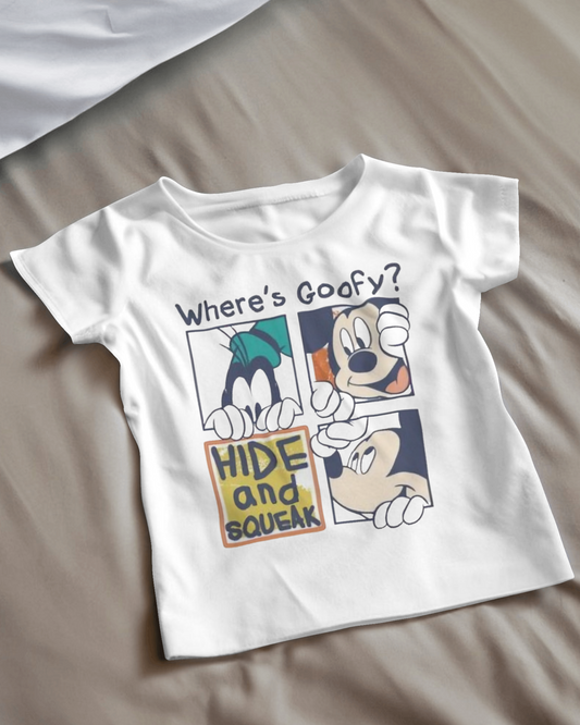 Where's Goofy Kids T-shirt