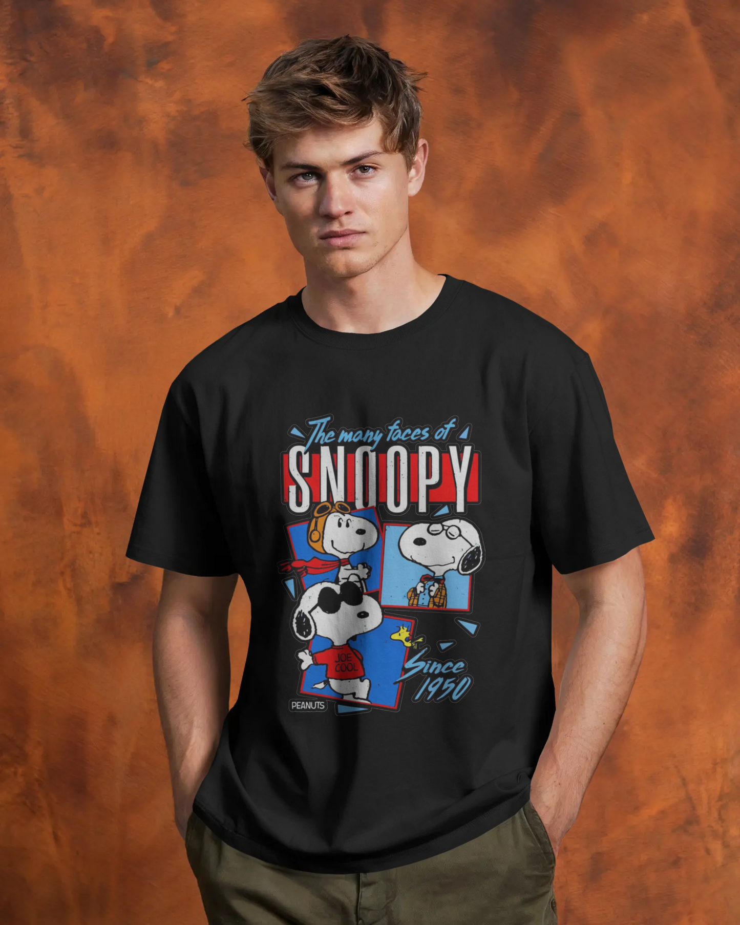 Snoopy Faces Men T-Shirt
